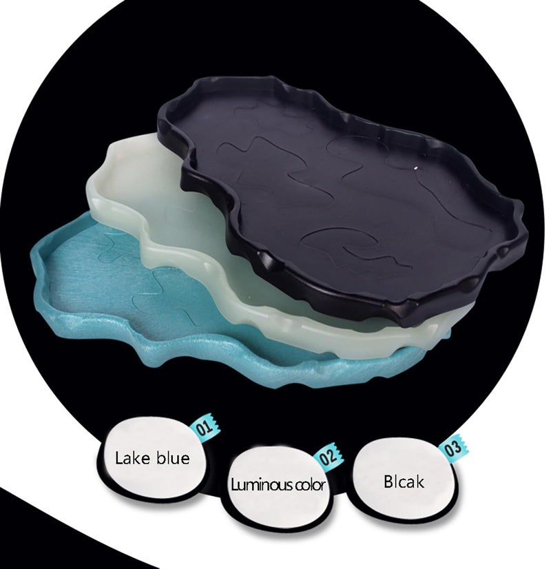 OMEM Luminous Reptile Food Bowl,Large Water Dish,Terrarium Bowls, Tortoise Bowl (Black) - Image 4